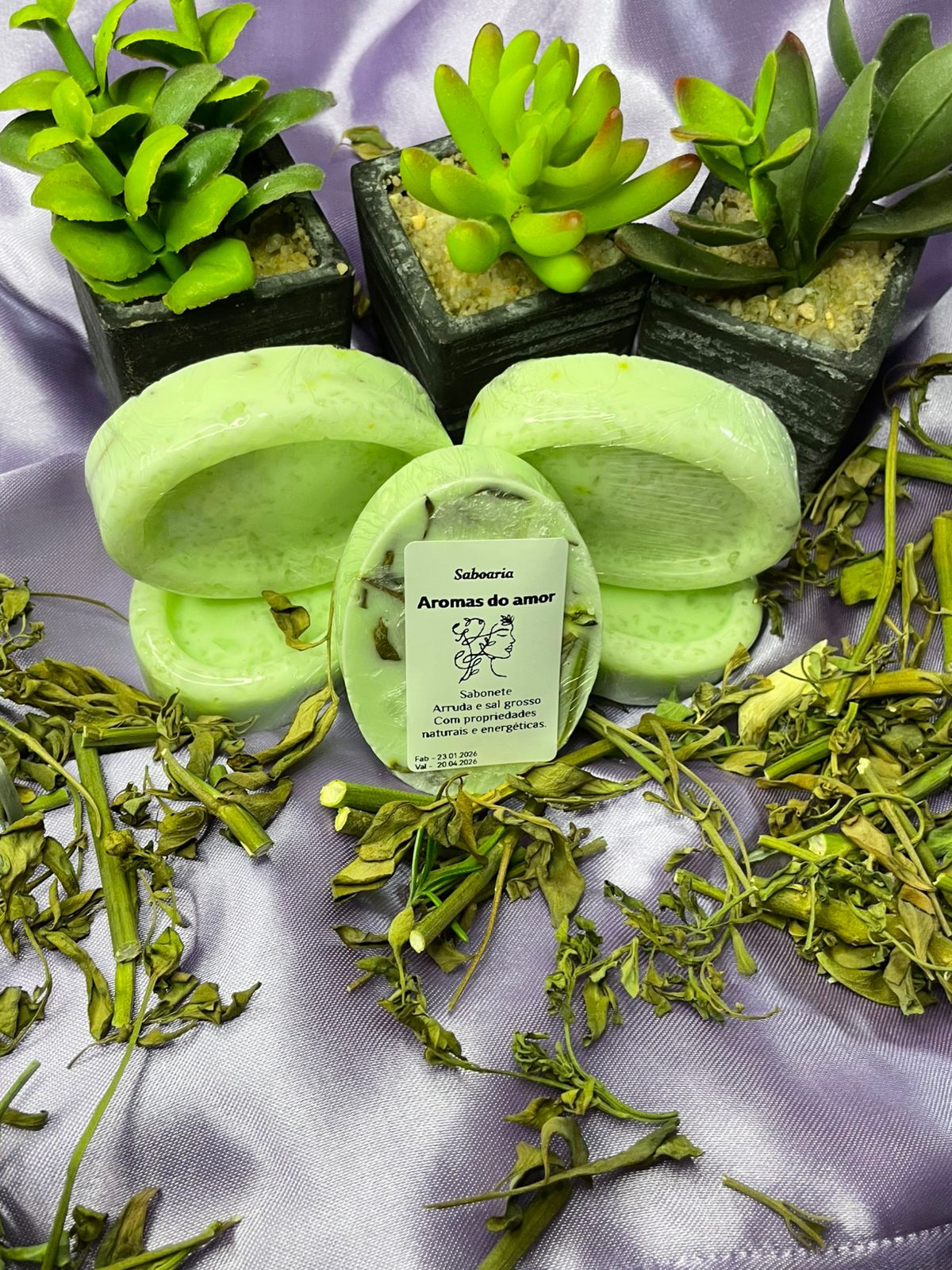 Sabonete de Arruda com Sal Grosso. - Foto 1