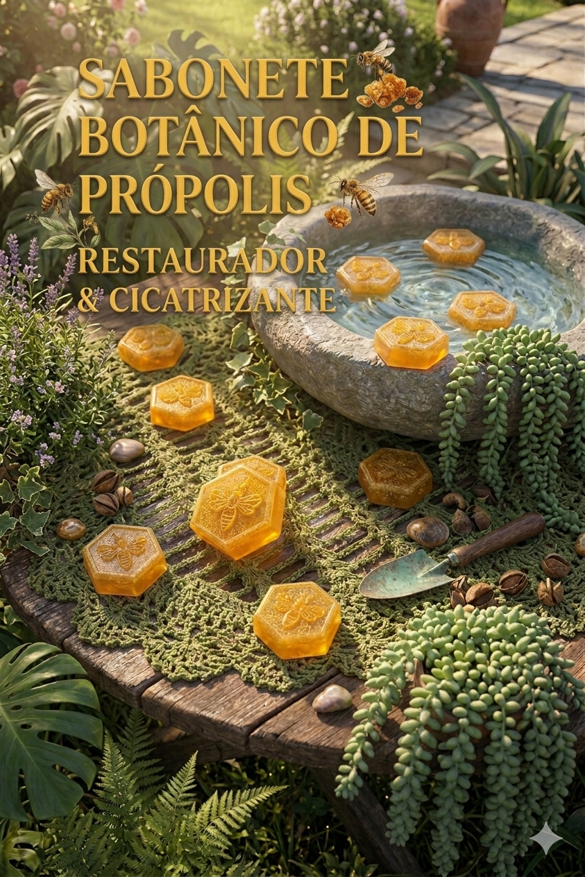 Sabonete de Mel e própolis