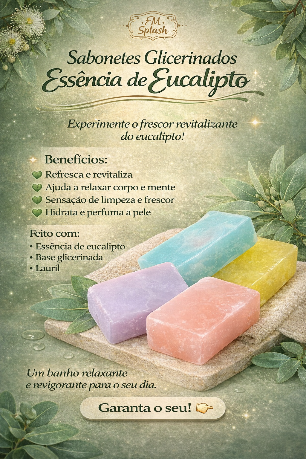 Sabonete Eucalipto - Foto 1