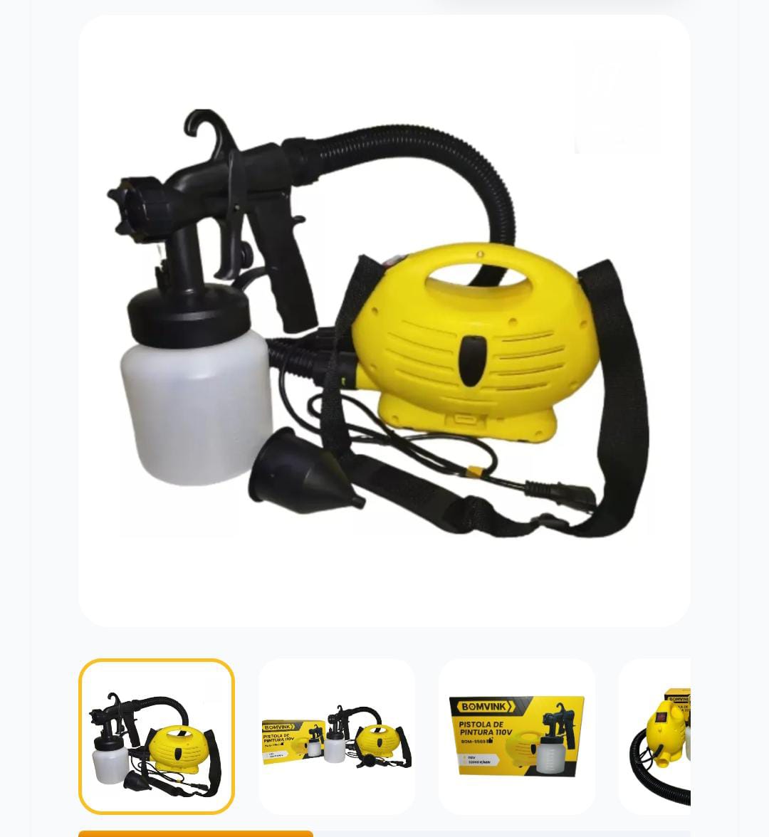 Pistola Sucção Elétrica Bomvink BOM-9569 650W 800mL