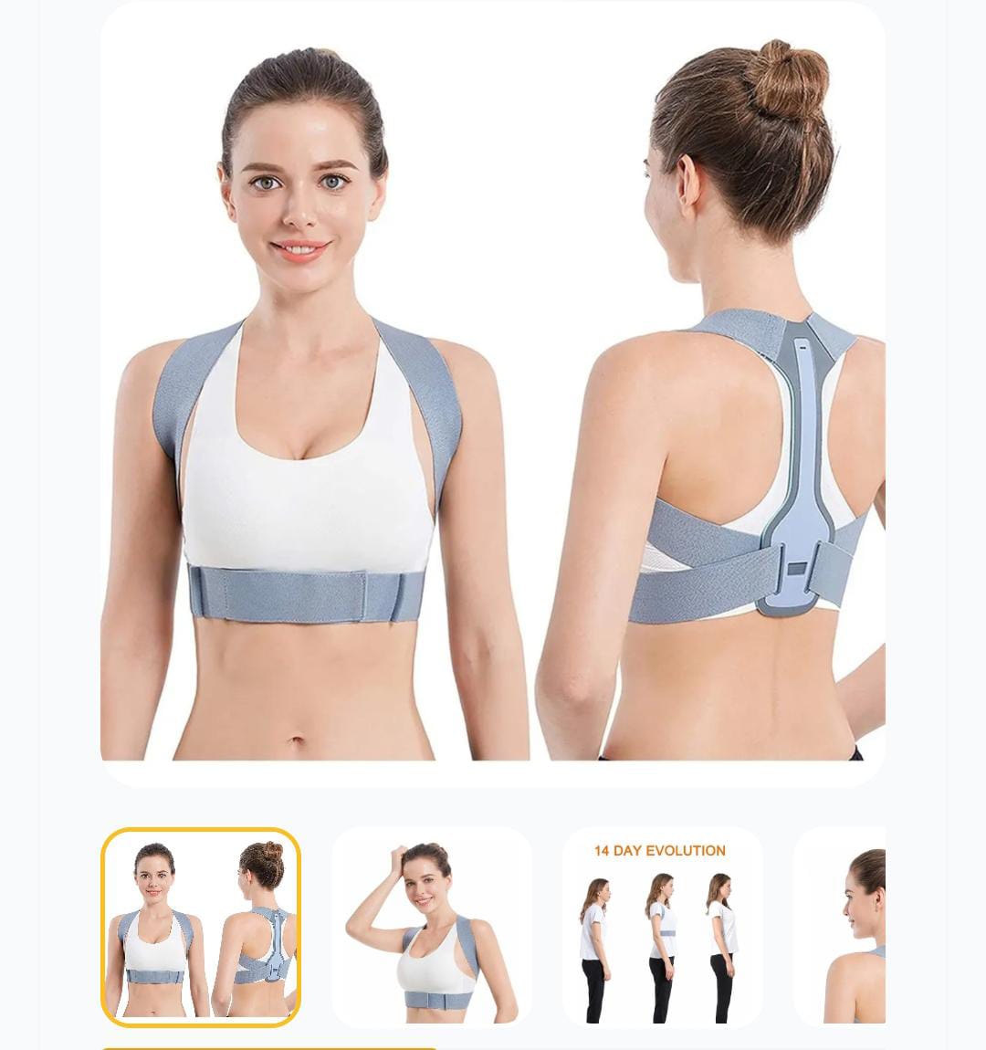 Cinto Corretivo Ortopédico Para Endireitar As Costas