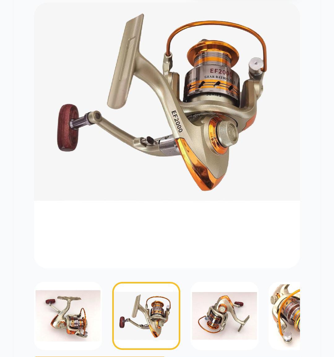 Molinete Giratório de Pesca linha de metal Carretel Liso Acessível com Corpo de Grafite