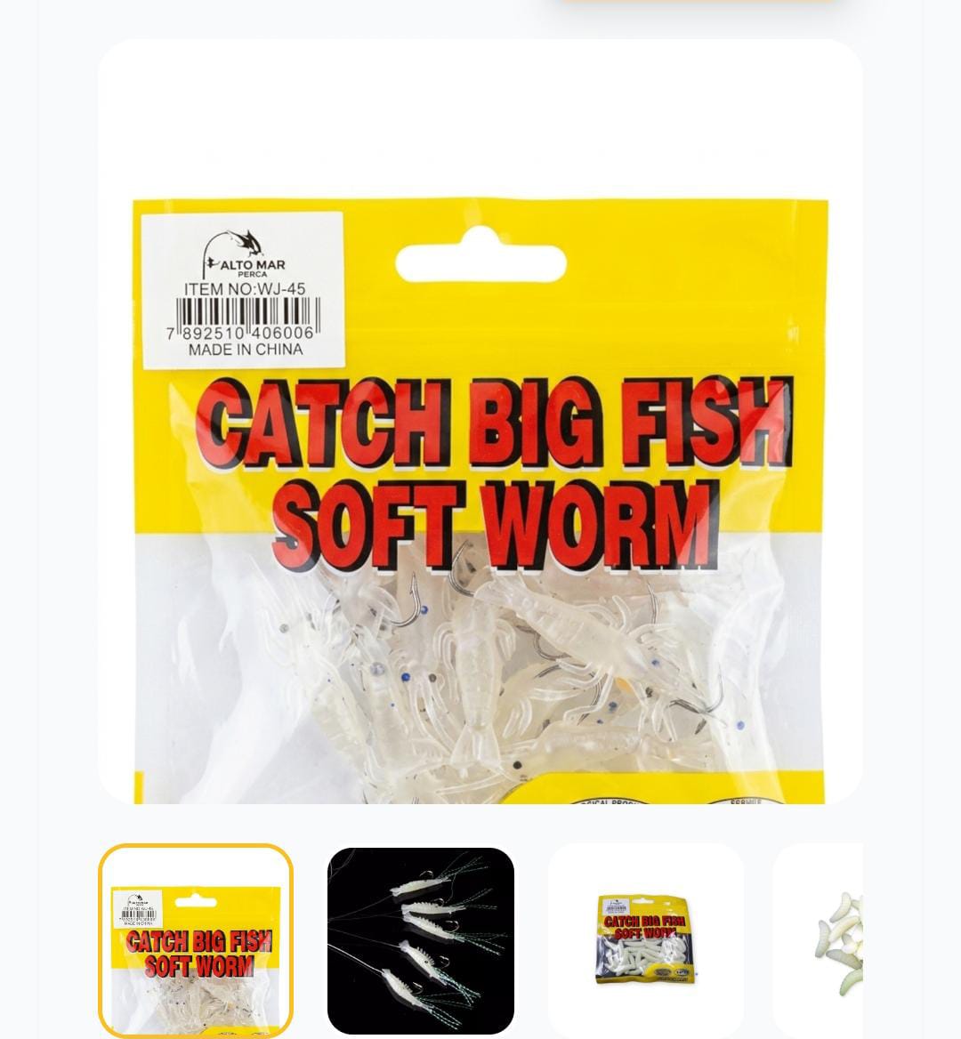 de Pesca Isca Camarãozinho Fishing