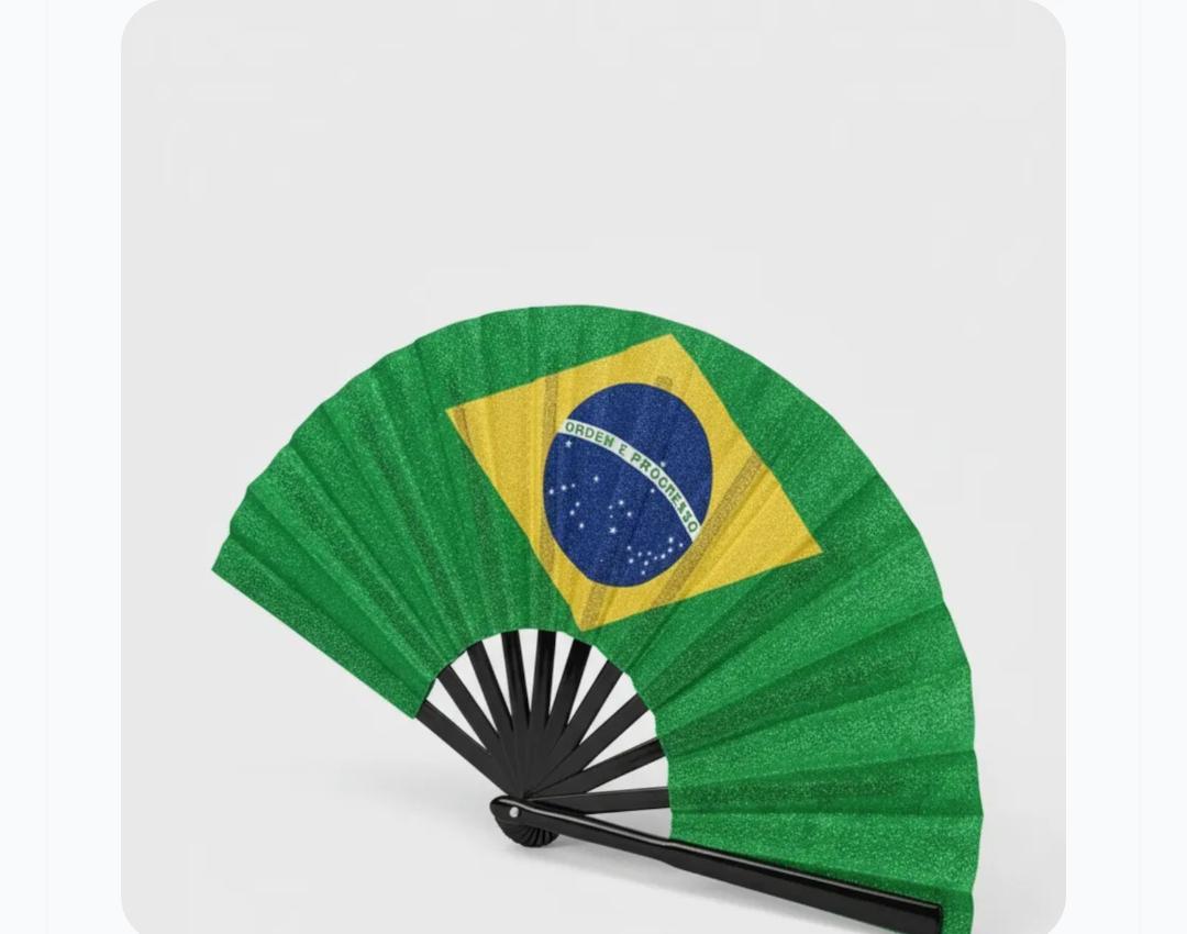 Leque De Mão Pequeno Copa Do Mundo 2026 Torcida Bolsa Bolso