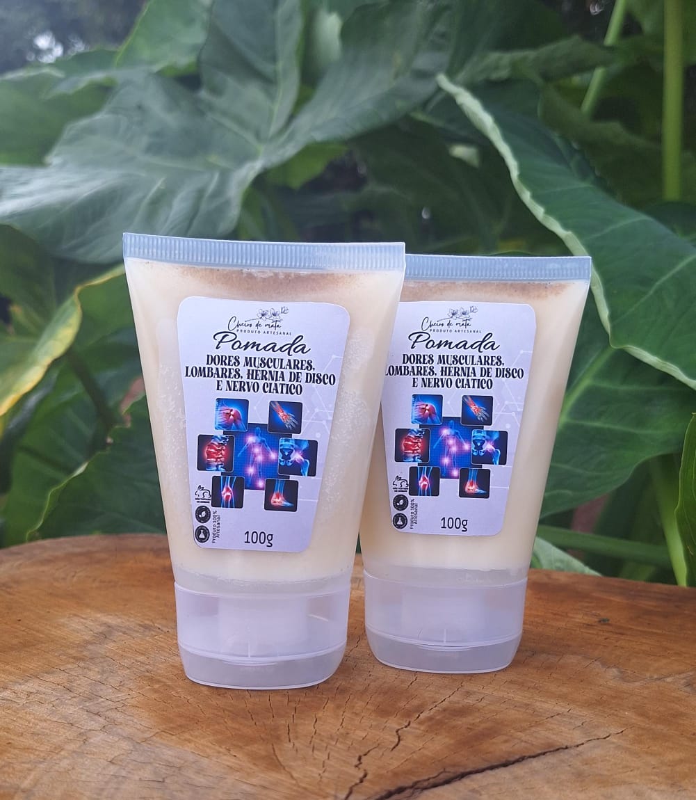 Pomada Terapêutica para Dores Musculares e Lombares ✨ - Foto 1