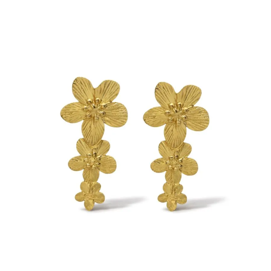 Brinco Flor Glamour