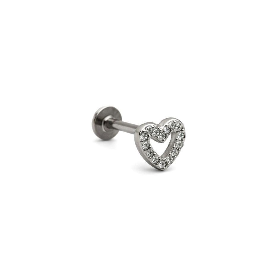 Piercing Labret Coração